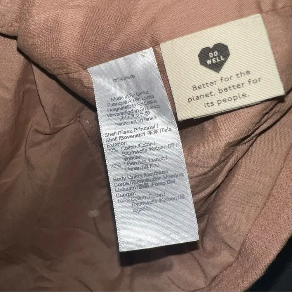 Madewell Cotton-Linen Relaxed Larsen Blazer